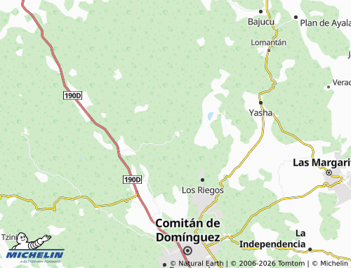 Mappa MICHELIN San Antonio Ogotzil - ViaMichelin