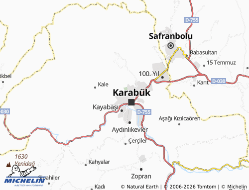 MICHELIN Kartaltepe map - ViaMichelin
