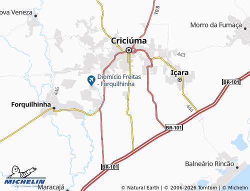 MICHELIN Pedro Zanivan map - ViaMichelin