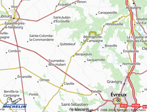 Mapa MICHELIN Bacquepuis - ViaMichelin