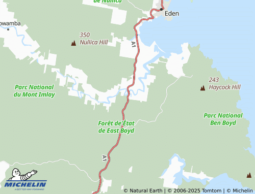 MICHELIN Kiah map - ViaMichelin