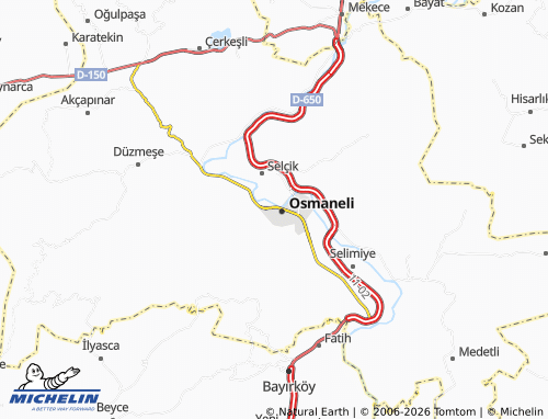MICHELIN Camicedit map - ViaMichelin