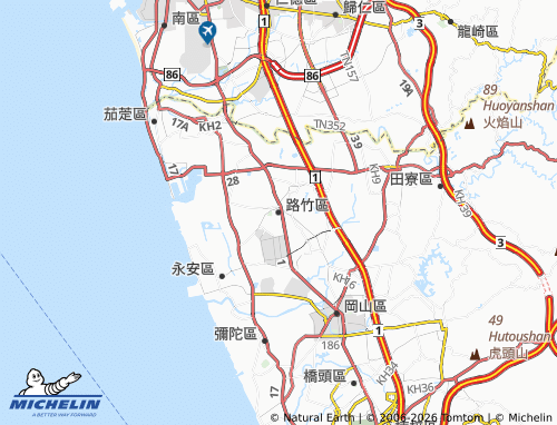 Mappa MICHELIN Lùzhú Qū - ViaMichelin