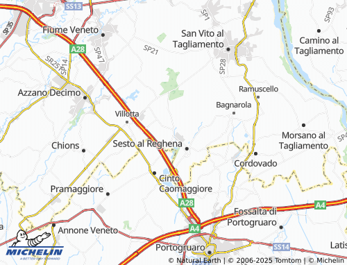 MICHELIN Marignana map - ViaMichelin