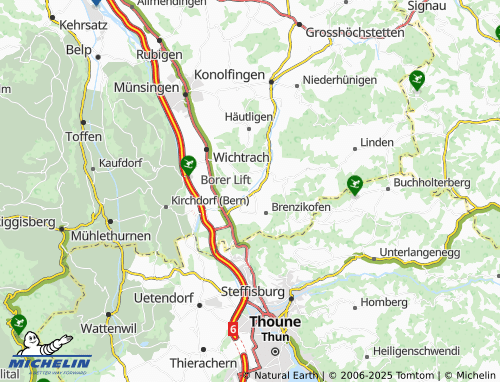 MICHELIN Herbligen map - ViaMichelin