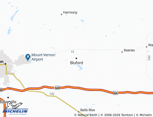 Mappa MICHELIN Bluford - ViaMichelin