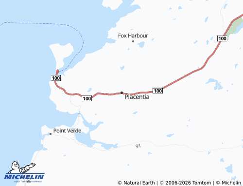 Mappa MICHELIN Placentia - ViaMichelin