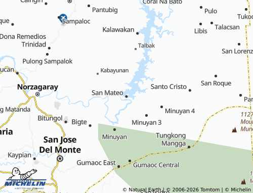 MICHELIN San Mateo map - ViaMichelin