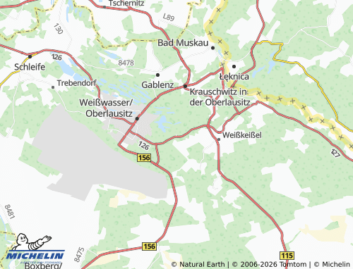MICHELIN Braunsteich map - ViaMichelin