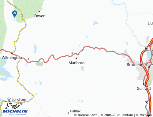 Carte MICHELIN Marlboro - ViaMichelin