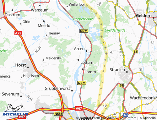 Carte MICHELIN Lottum - ViaMichelin