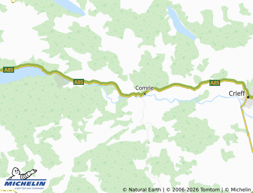 Mappa MICHELIN Tullybannocher - ViaMichelin