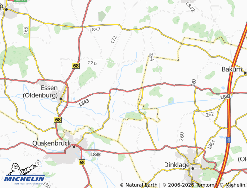 MICHELIN Addrup map - ViaMichelin