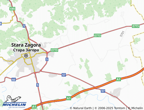 MICHELIN Kalitinovo map - ViaMichelin