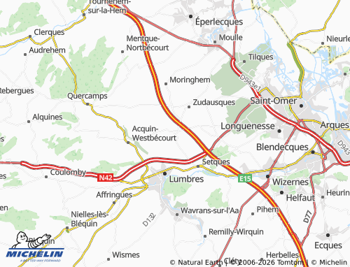 Mapa MICHELIN Quelmes - ViaMichelin