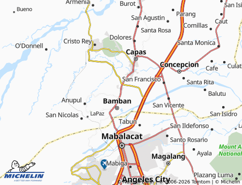 MICHELIN Cutcut 1st map - ViaMichelin
