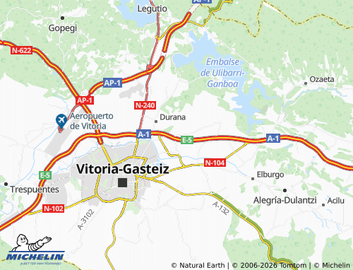 MICHELIN Arzubiaga map - ViaMichelin