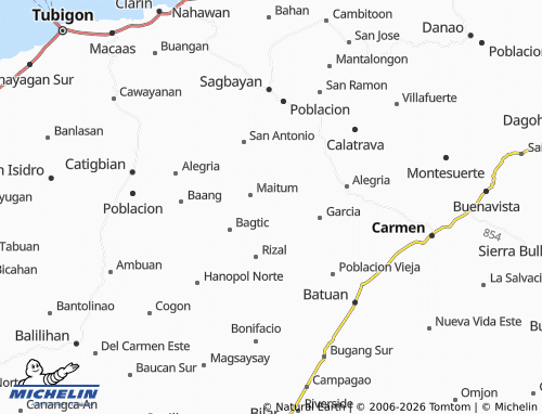 MICHELIN Kang-iras map - ViaMichelin