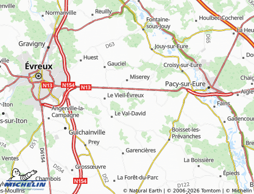 Mapa MICHELIN Cierrey - ViaMichelin