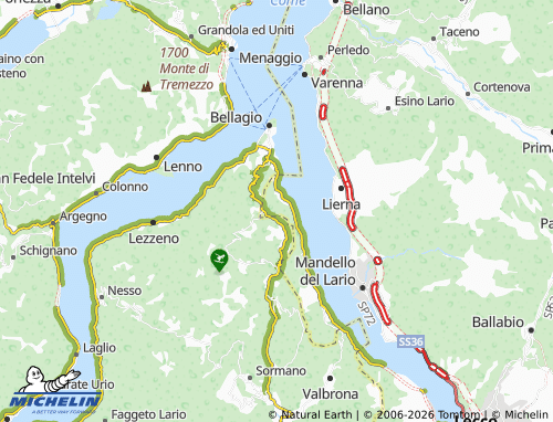 MICHELIN Limontasca map - ViaMichelin