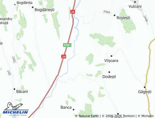 MICHELIN Halta Dodești map - ViaMichelin