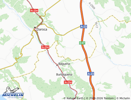 Kaart MICHELIN Anento - ViaMichelin