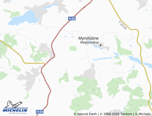 MICHELIN-Landkarte Vesele - ViaMichelin