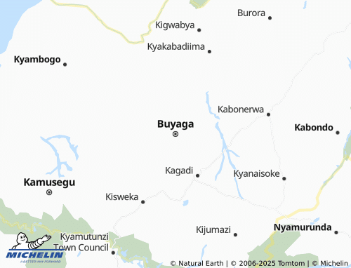 MICHELIN Buyaga map - ViaMichelin