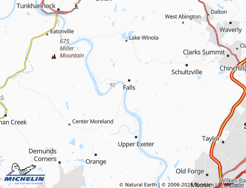 Carte MICHELIN West Falls - ViaMichelin