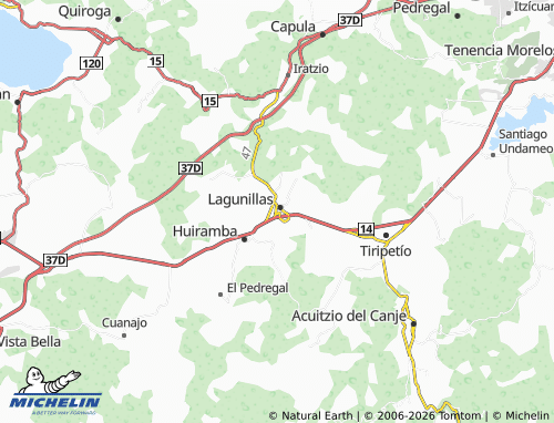 Mapa MICHELIN El Pedregal - ViaMichelin