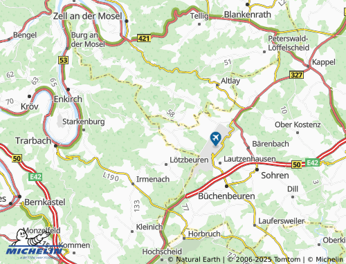 MICHELIN Raversbeuren map - ViaMichelin