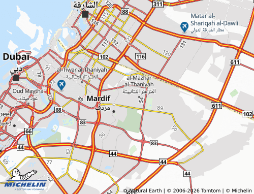 MICHELIN Al Mizhar First map - ViaMichelin