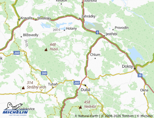 Carte MICHELIN Drchlava - ViaMichelin