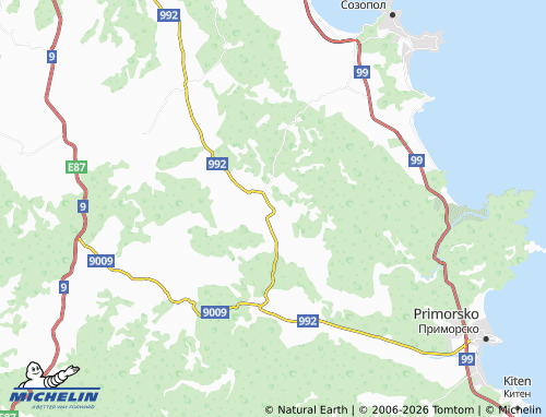 Mapa MICHELIN Veselie - ViaMichelin