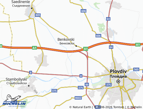 Mappa MICHELIN Radinovo - ViaMichelin