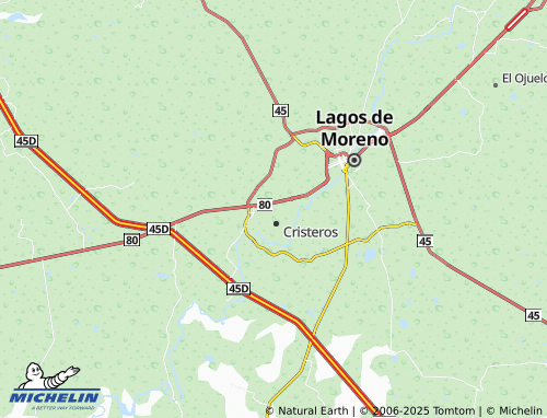 MICHELIN Huertos Familiares San Pedro map - ViaMichelin