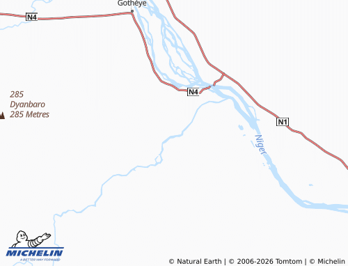 Mappa MICHELIN Garbai Kourou - ViaMichelin