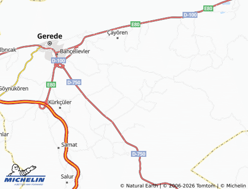 Mappa MICHELIN İkinciafşar - ViaMichelin