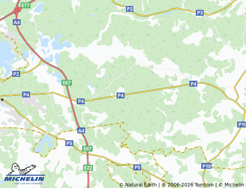 Mapa MICHELIN Gaidas - ViaMichelin
