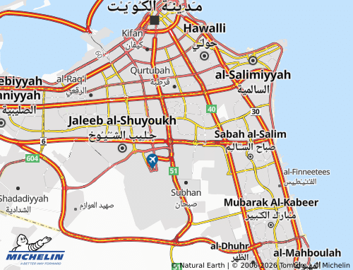 MICHELIN Zahra 8 map - ViaMichelin
