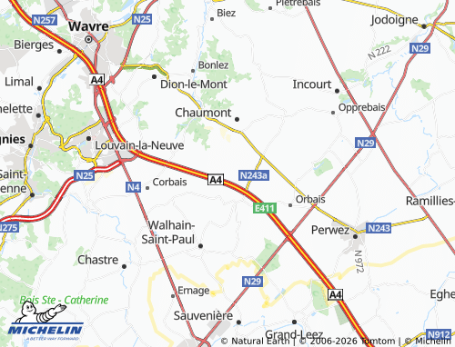 MICHELIN Libersart map - ViaMichelin