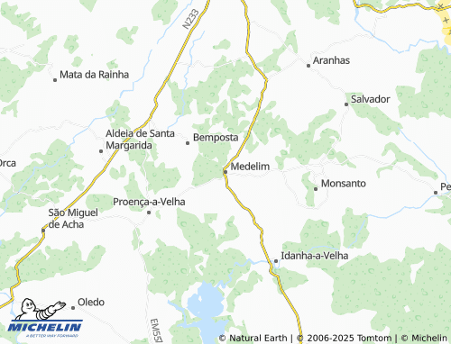 MICHELIN Medelim map - ViaMichelin