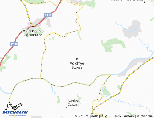 Carte MICHELIN Volch'ye - ViaMichelin