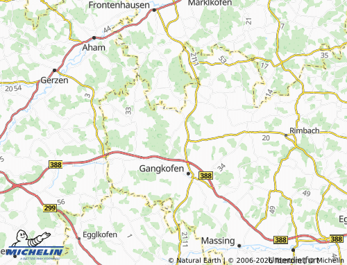MICHELIN Scheuering map - ViaMichelin