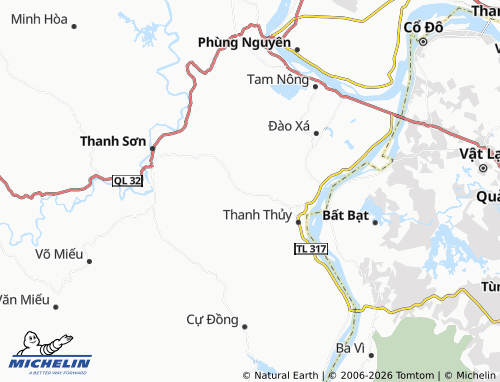 Mapa MICHELIN Thạch Khoán - ViaMichelin