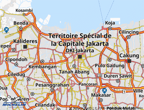 Mapa MICHELIN Cideng - ViaMichelin