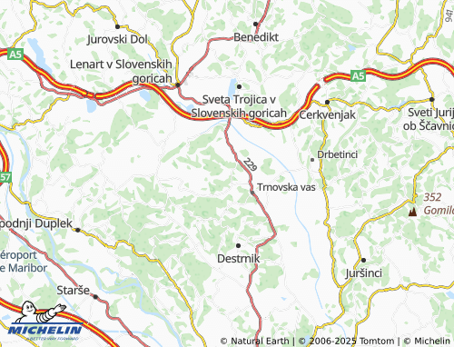 MICHELIN-Landkarte Sovjak - ViaMichelin