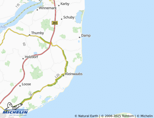 MICHELIN-Landkarte Booknis - ViaMichelin