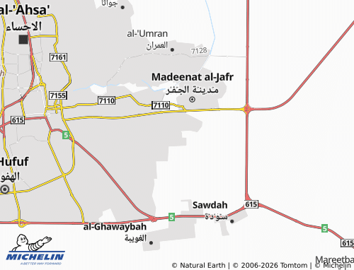MICHELIN Al Basatin map - ViaMichelin