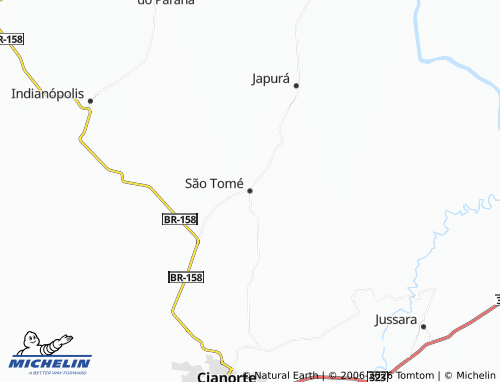 Mapa MICHELIN São Tomé - ViaMichelin